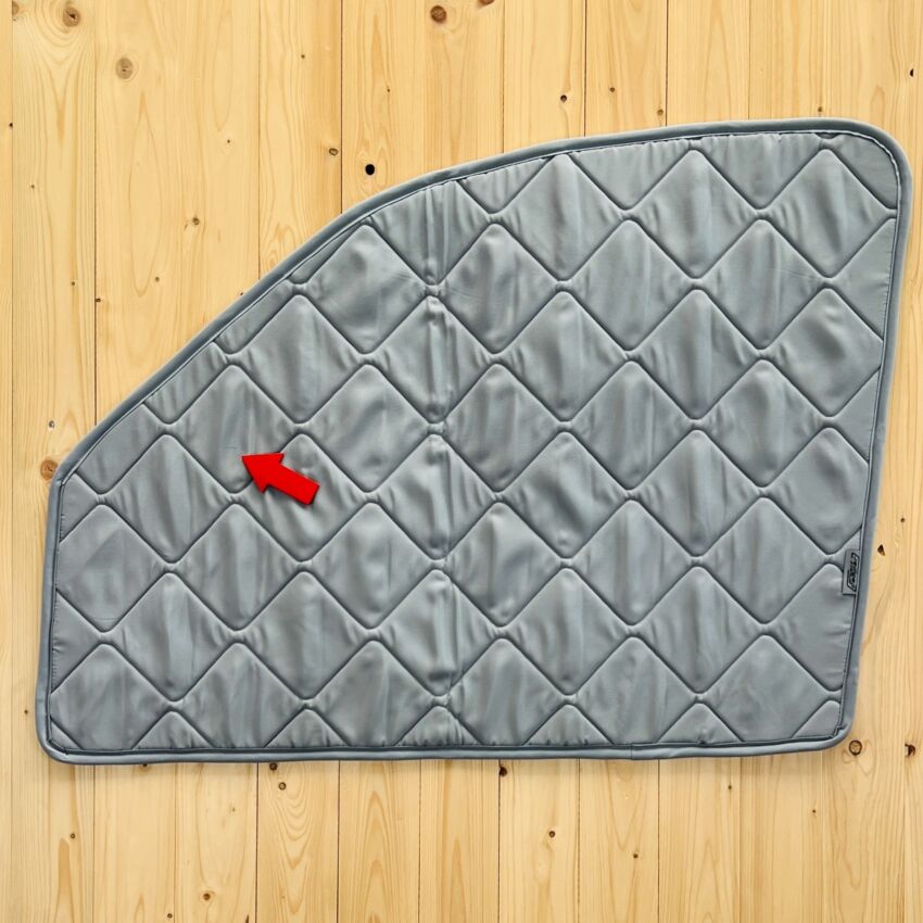B-Ware: Magnet-Thermomatte VW Crafter 2 Seitenscheibe Cockpit Beifahrerseite [Stone (Grau) / Lichtgrau]