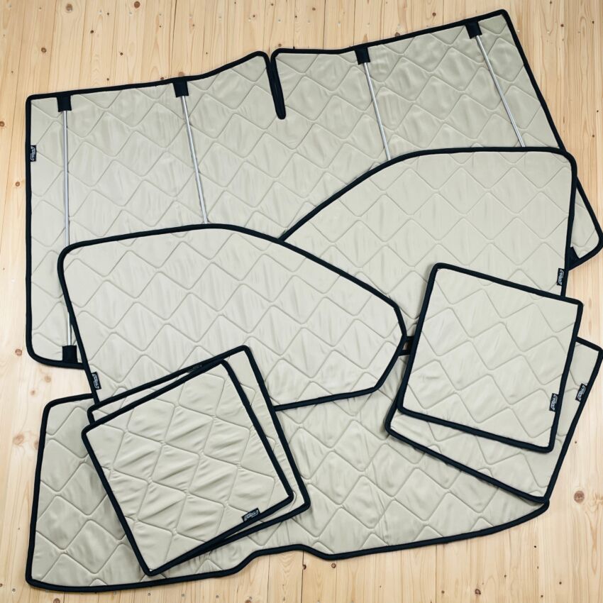 Lagerware: Magnet-Thermomatten VW T5 Komplett- Set