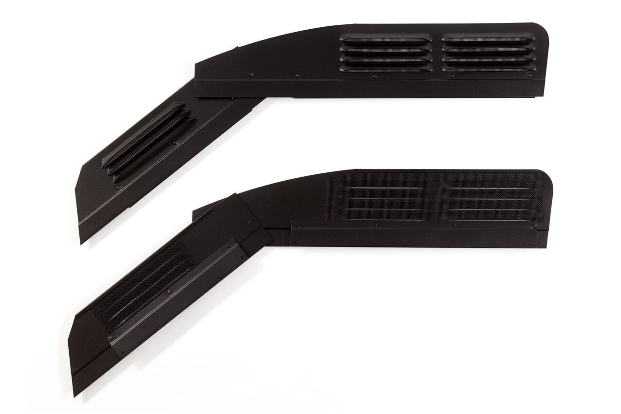 Lüftungsgitter Lüftungsbleche Frischlüfter EXKLUSIV für Ford Transit Custom 2 (V710) Cockpit Fahrer- und Beifahrerseite (Paar)