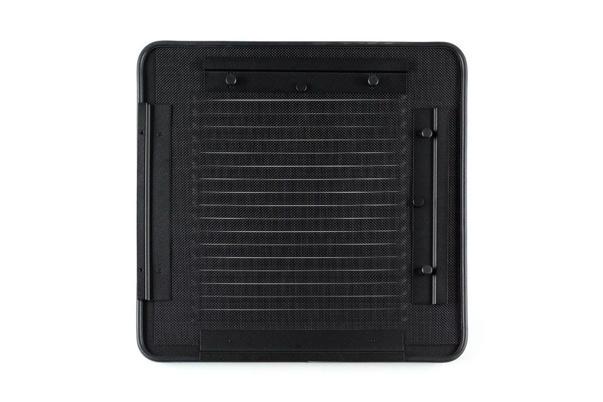 Lüftungsgitter Lüftungsbleche Frischlüfter Schiebefenster VW T6.1 Beifahrerseite Innenansicht