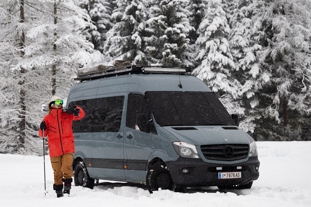 Magnet-AUSSENISOLIERUNG Mercedes Sprinter 906 und VW Crafter 1 Windschutzscheibe (2006-2018) für Solar