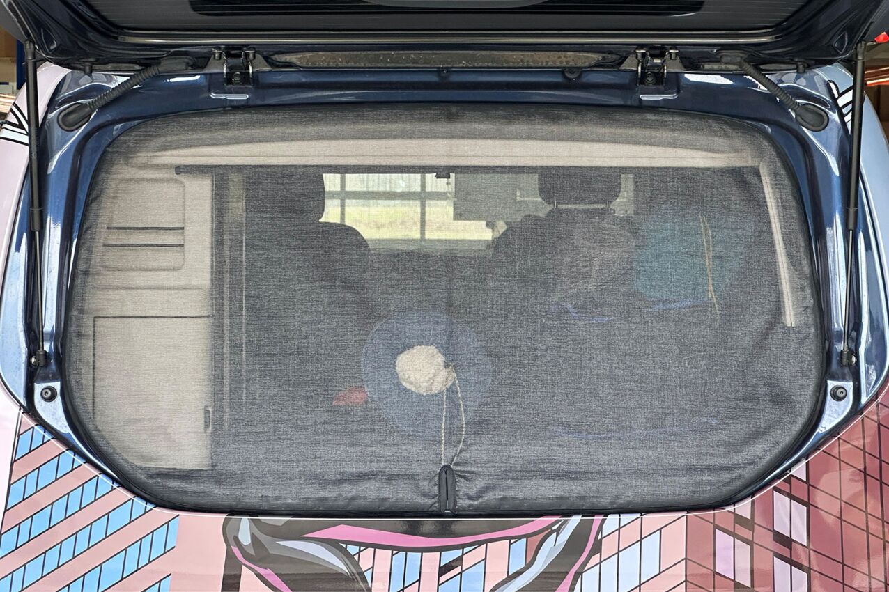 Magnet-Moskitonetz Mercedes V-Klasse, Vito (W447) Heckscheibe separat öffnend