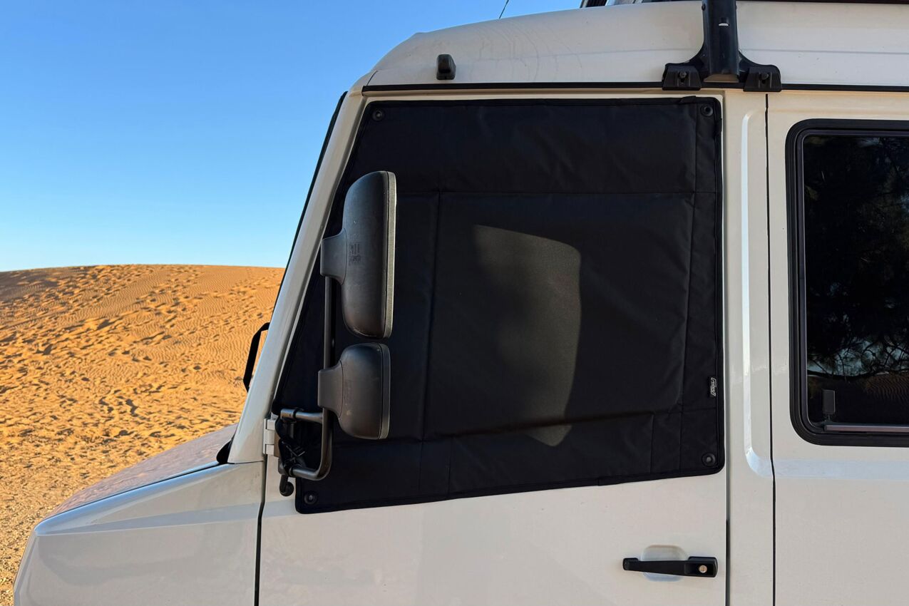 Magnet-Außenisolierung Mercedes T 2 und Vario (1986-2013) Cockpit Seitenscheibe