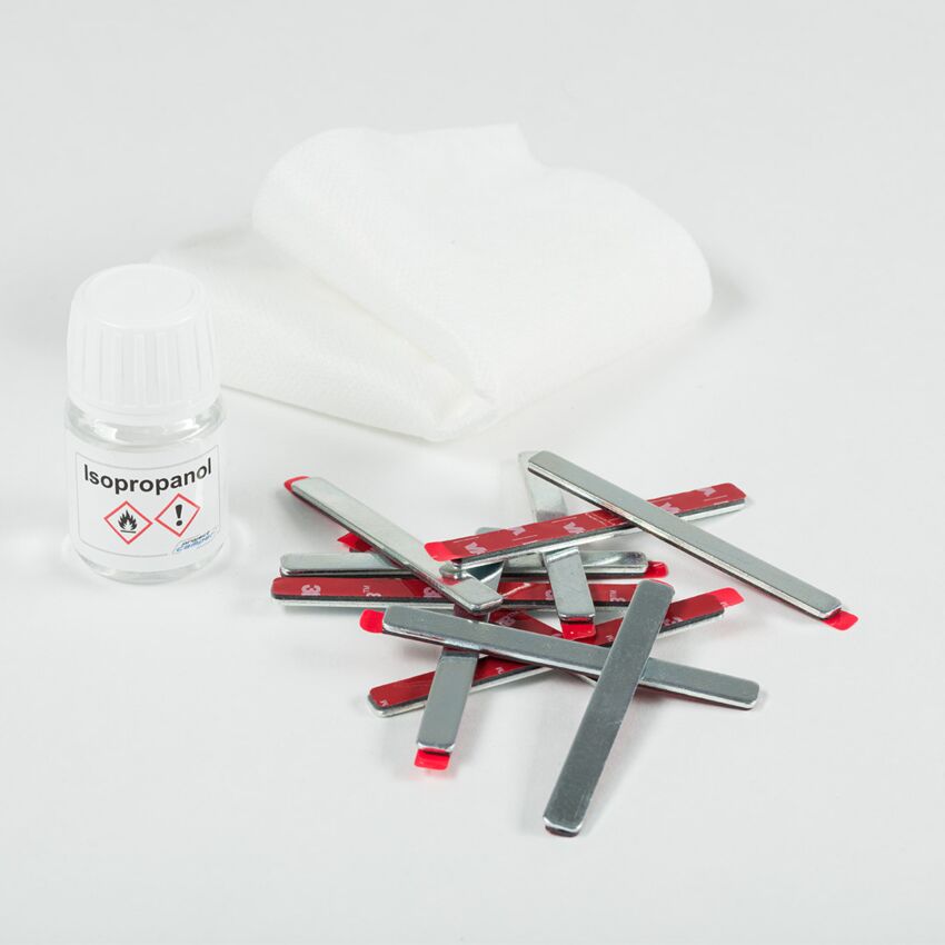 Metallpad SILBER (Metallstreifen selbstklebend) als Haftpunkt für Magnete,Metallpad SILBER (Metallstreifen selbstklebend) als Haftpunkt für Magnete small