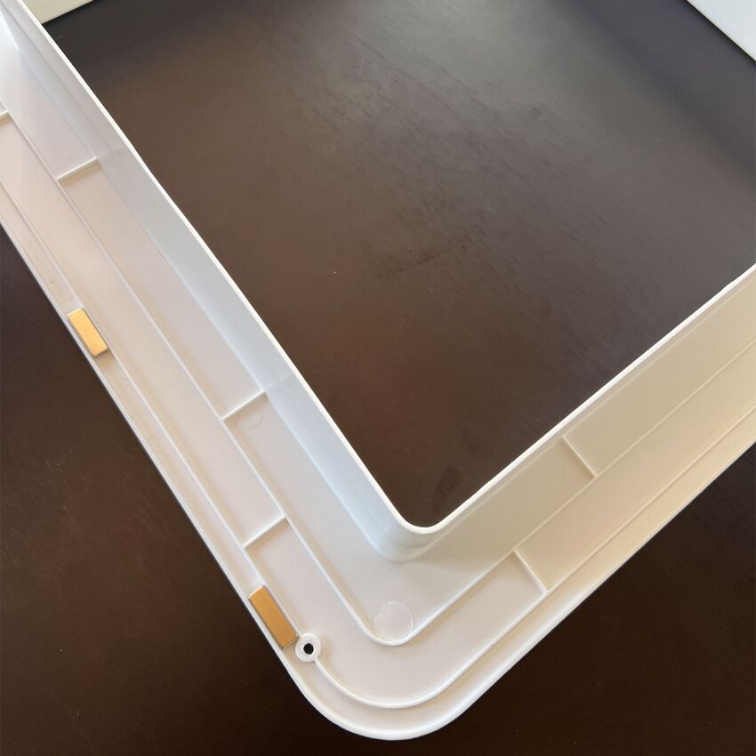 Magnet (Neodym, N35) für Maxxfan Dachlüfter, vernickelt, 40 x 7 x 3 mm