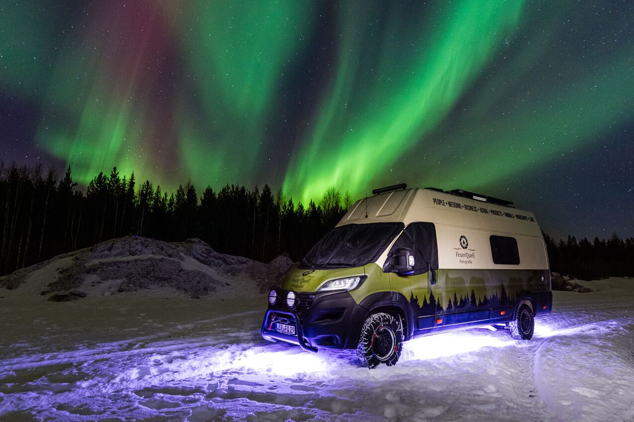 Project Camper Magnet-AUSSENISOLIERUNG Fiat Ducato, Peugeot Boxer, Opel Movano und Citroen Jumper FeuerQuell Fotografie Nordlichter