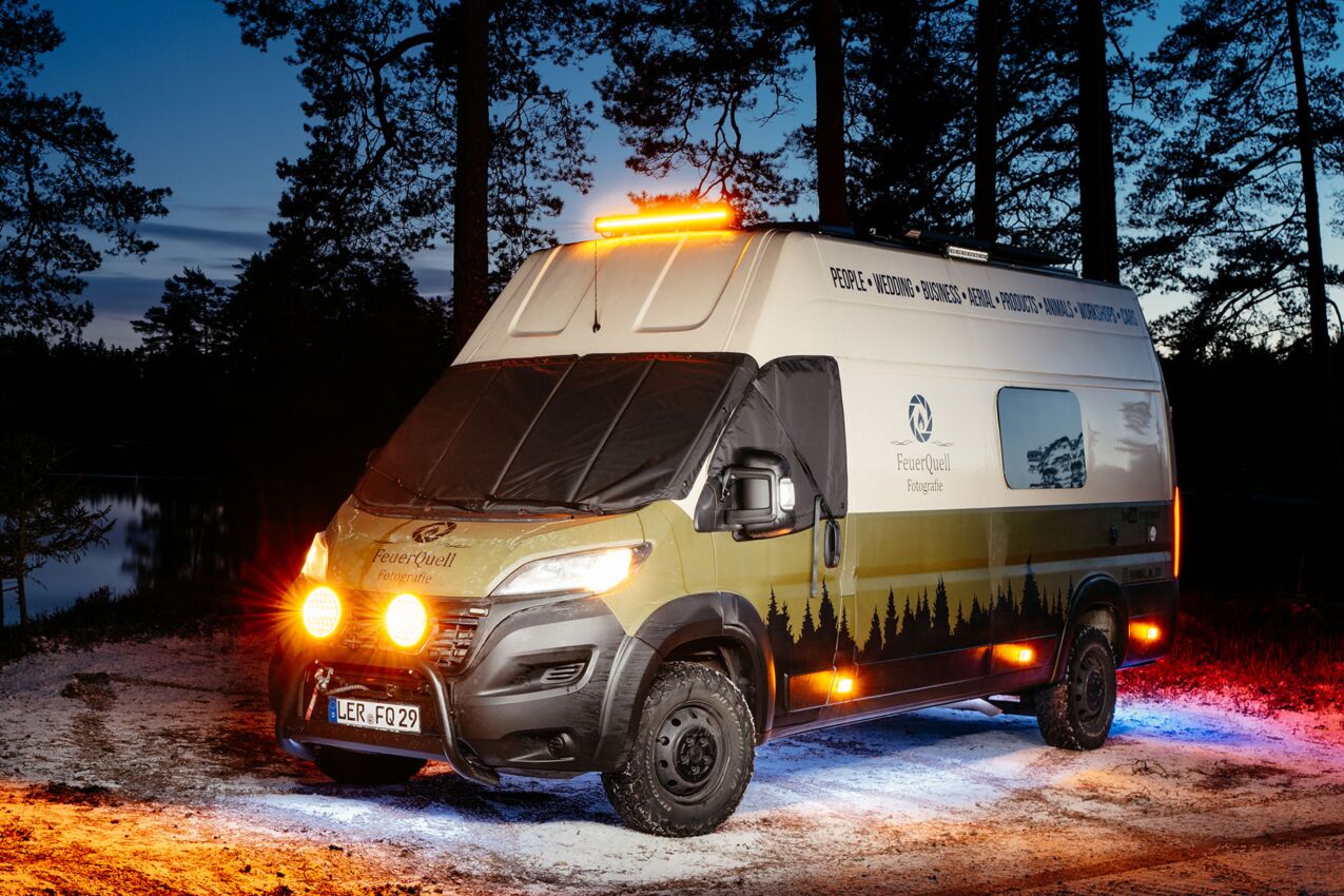 Project Camper Magnet-AUSSENISOLIERUNG Fiat Ducato, Peugeot Boxer, Opel Movano und Citroen Jumper Feuerquell Fotografie