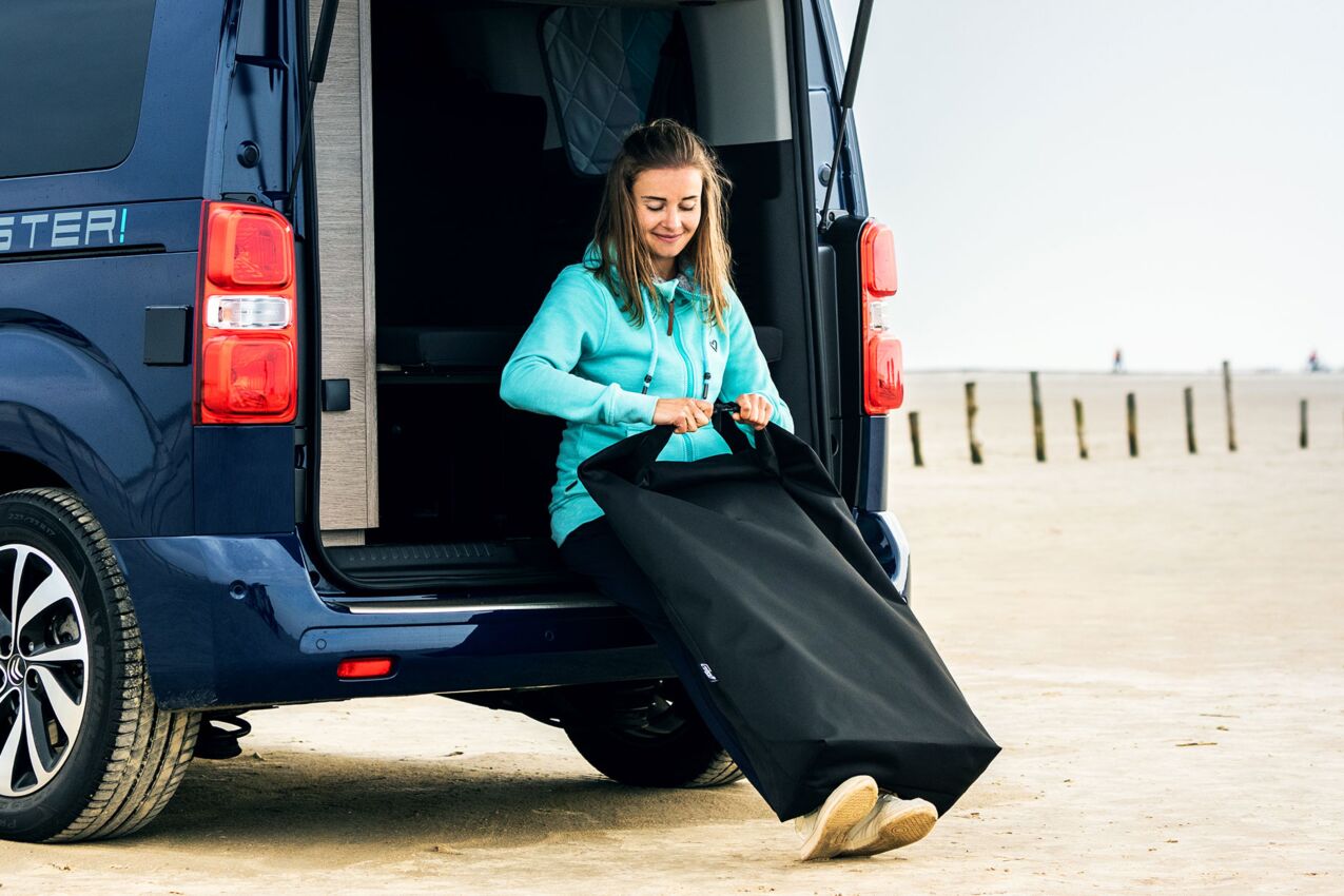 Packsack L passend für eine Magnet-Außenisolierung oder Magnet-Aufstelldachisolierung