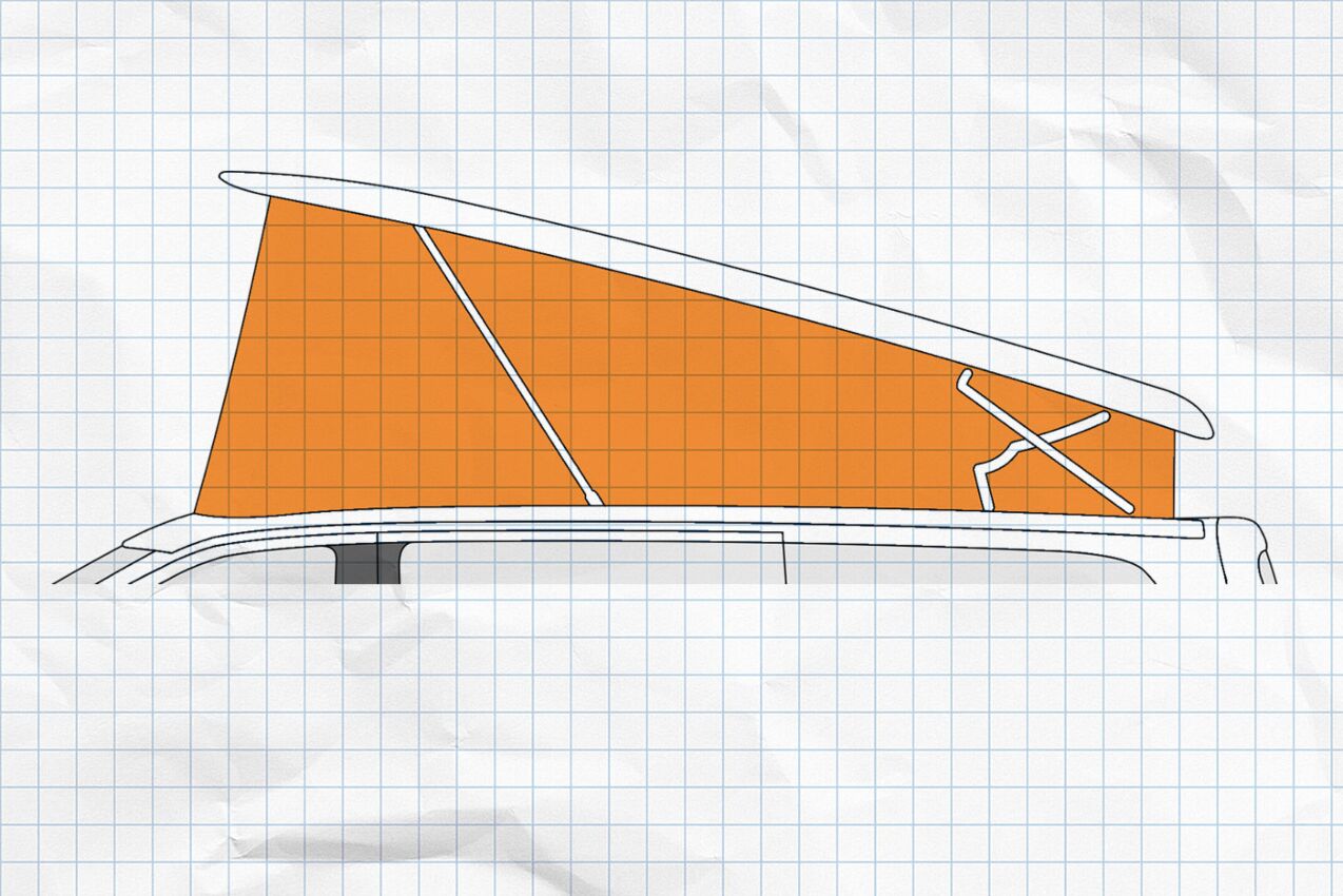 Aufstelldach-Isolierung mit magnetischer Befestigung für SCA Dach
