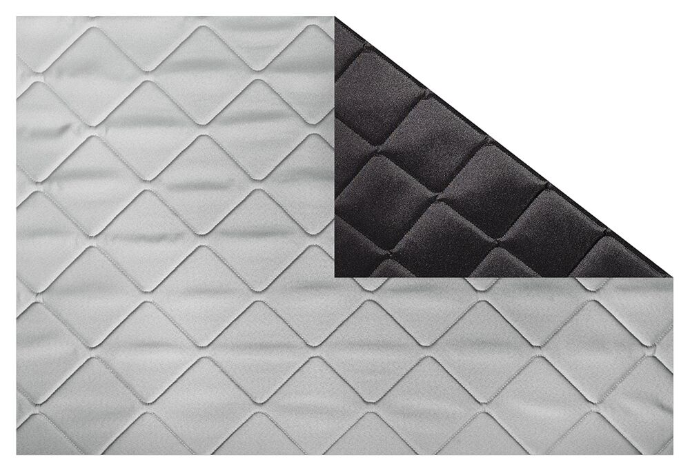 Magnet-Thermomatten VW T6 Seitenscheiben Mitte und hinten, Farbe: Stone (Grau) / Schwarz