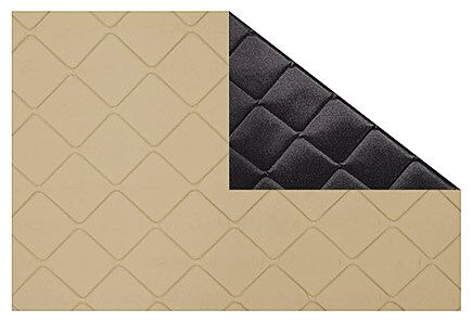 B-Ware: Magnet-Thermomatte Mercedes Sprinter 3 Seitenscheibe hinten Beifahrerseite mit Schiebefenster (standard) [Sand (Beige) / Schwarz]