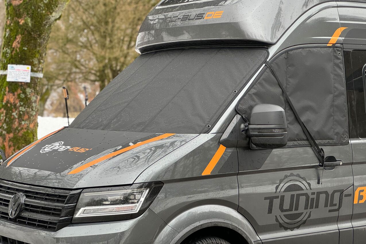 Magnet-Außenisolierung VW Crafter 2, Grand California 600 und 680, MAN TGE (2017-heute) Gurtband am Außenspiegel