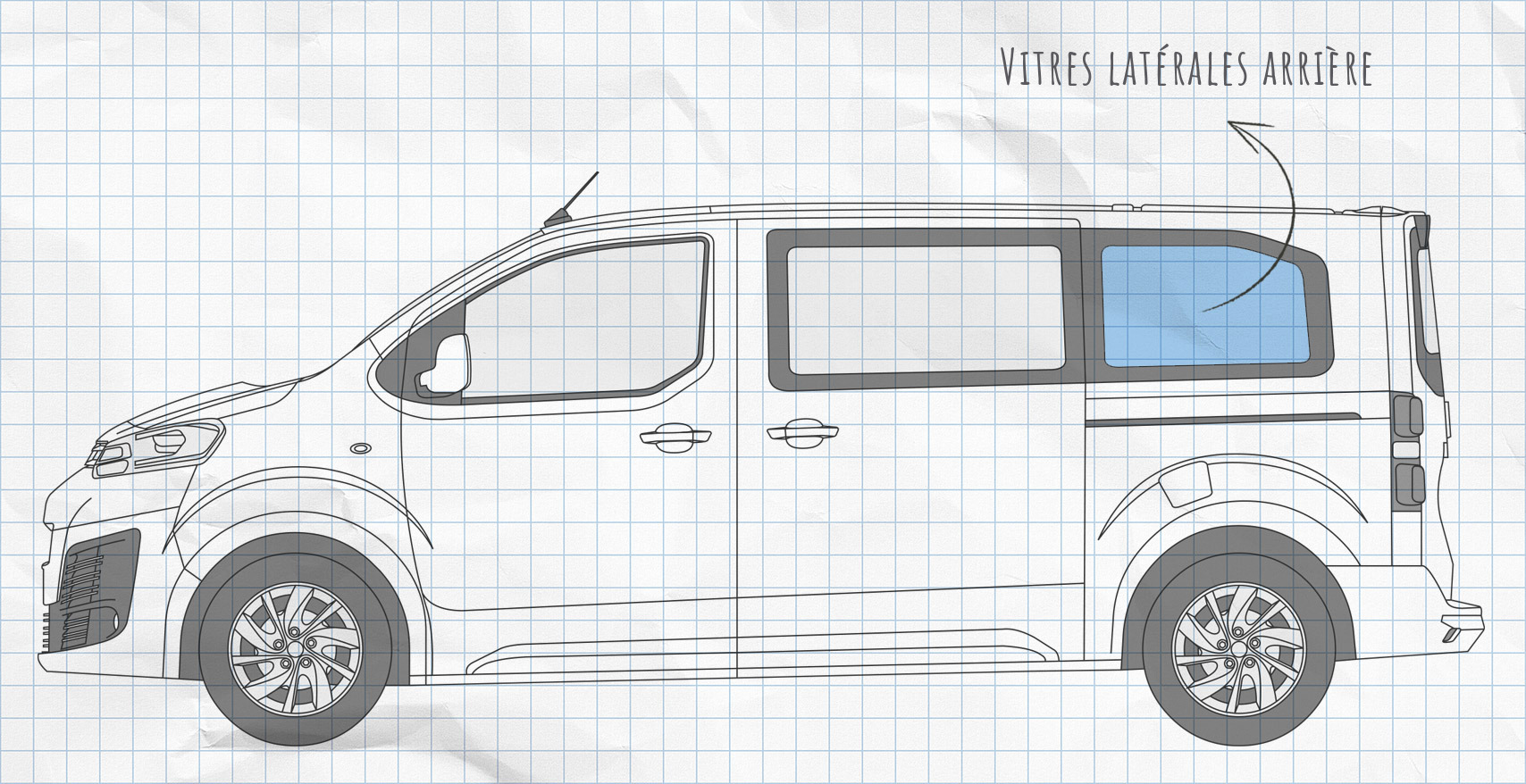 MULTIBOARD système de pochettes de fenêtre à scratch Citroën Spacetourer Jumpy Pössl Campster Vanster,MULTIBOARD système de pochettes de fenêtre à scratch Citroën Spacetourer Jumpy Pössl Campster Vanster petit format