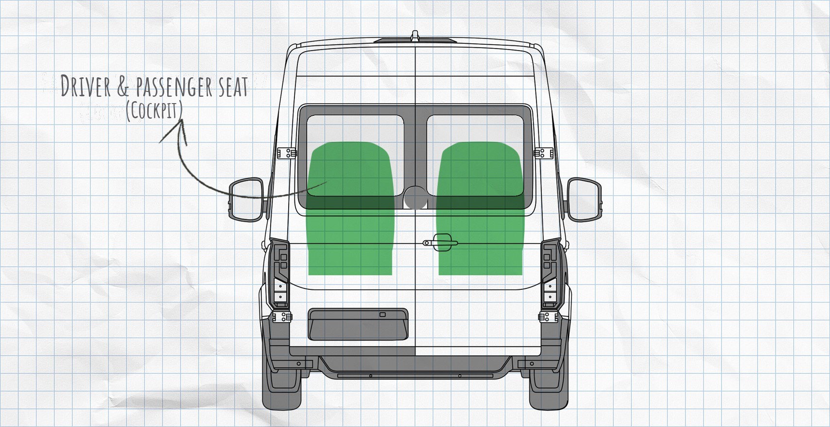 MULTIBOARD hook-and-loop seat pocket system VW Crafter 2 (2017-present),MULTIBOARD hook-and-loop seat pocket system VW Crafter 2 (2017-present) small