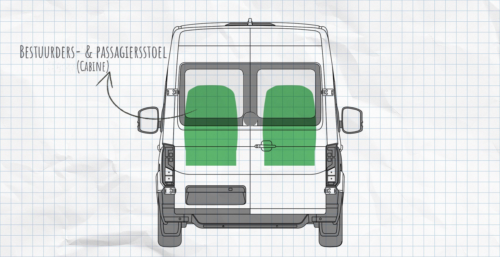 MULTIBOARD klittenband-stoeltassysteem VW Crafter 2 (2017-heden),MULTIBOARD klittenband-stoeltassysteem VW Crafter 2 (2017-heden) small