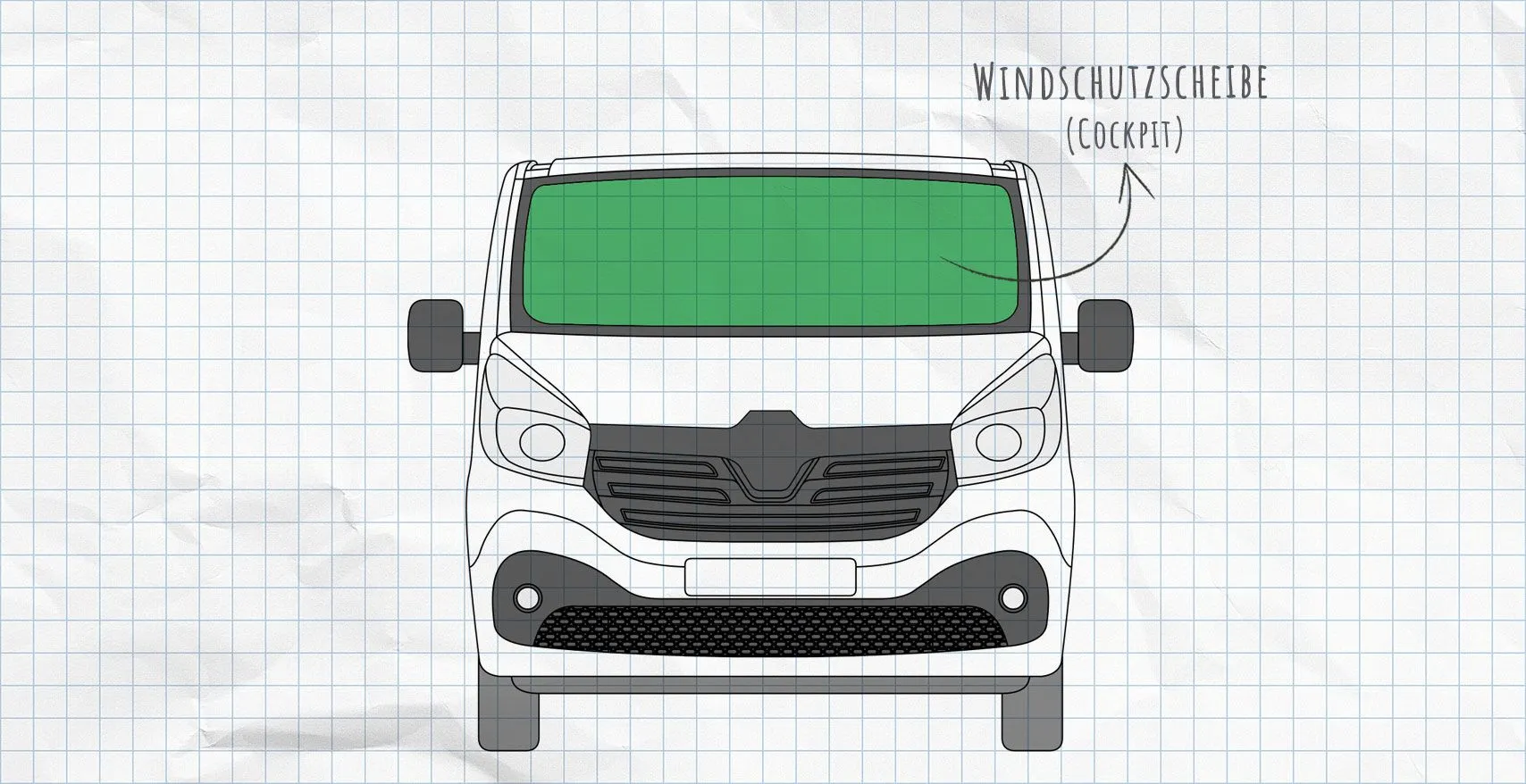 Renault Trafic und Opel Vivaro Thermomatten Seitenscheiben