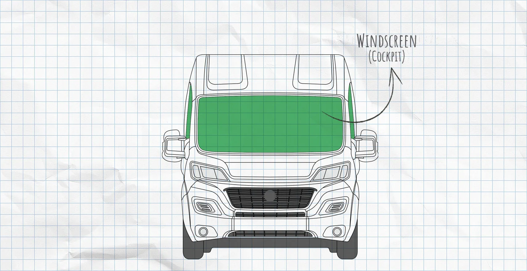 Fiat Ducato 3 thermal mats side windows