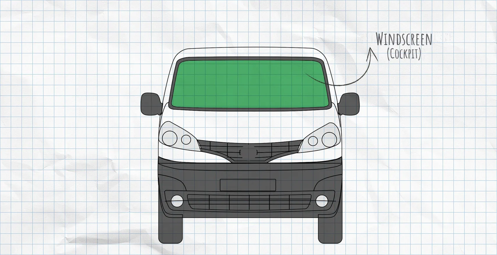 Nissan NV200 thermal mats windscreen