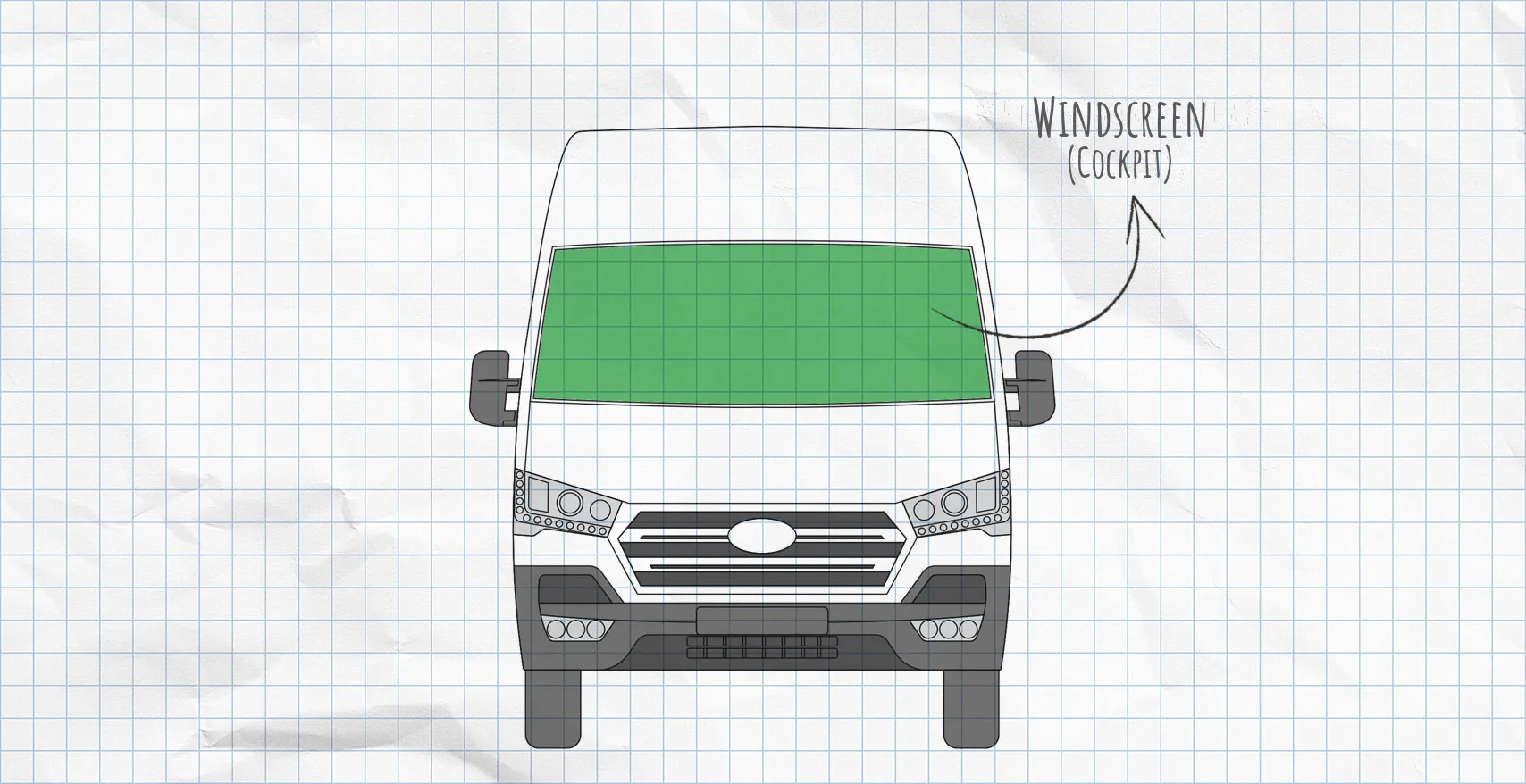Hyundai H350 (2014 - present) thermal mats side windows