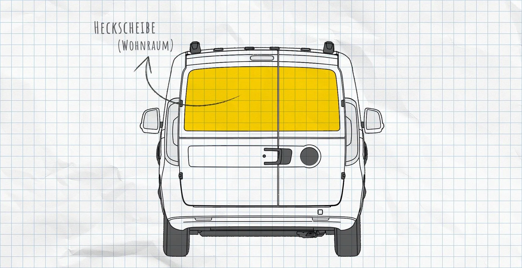 Fiat Doblo 2 Thermomatten Heckscheibe