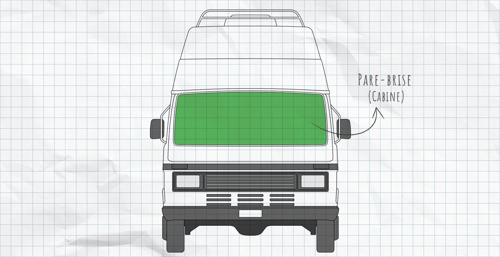 VW LT : rideaux isolants pour pare-brise