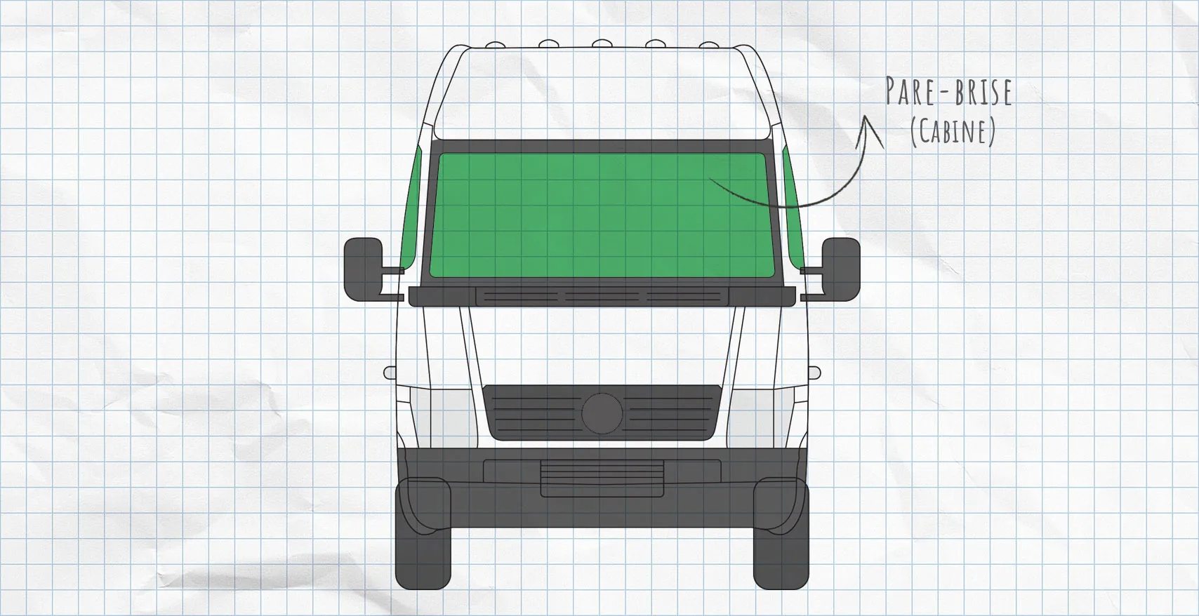 VW LT 2 : rideaux isolants pour pare-brise