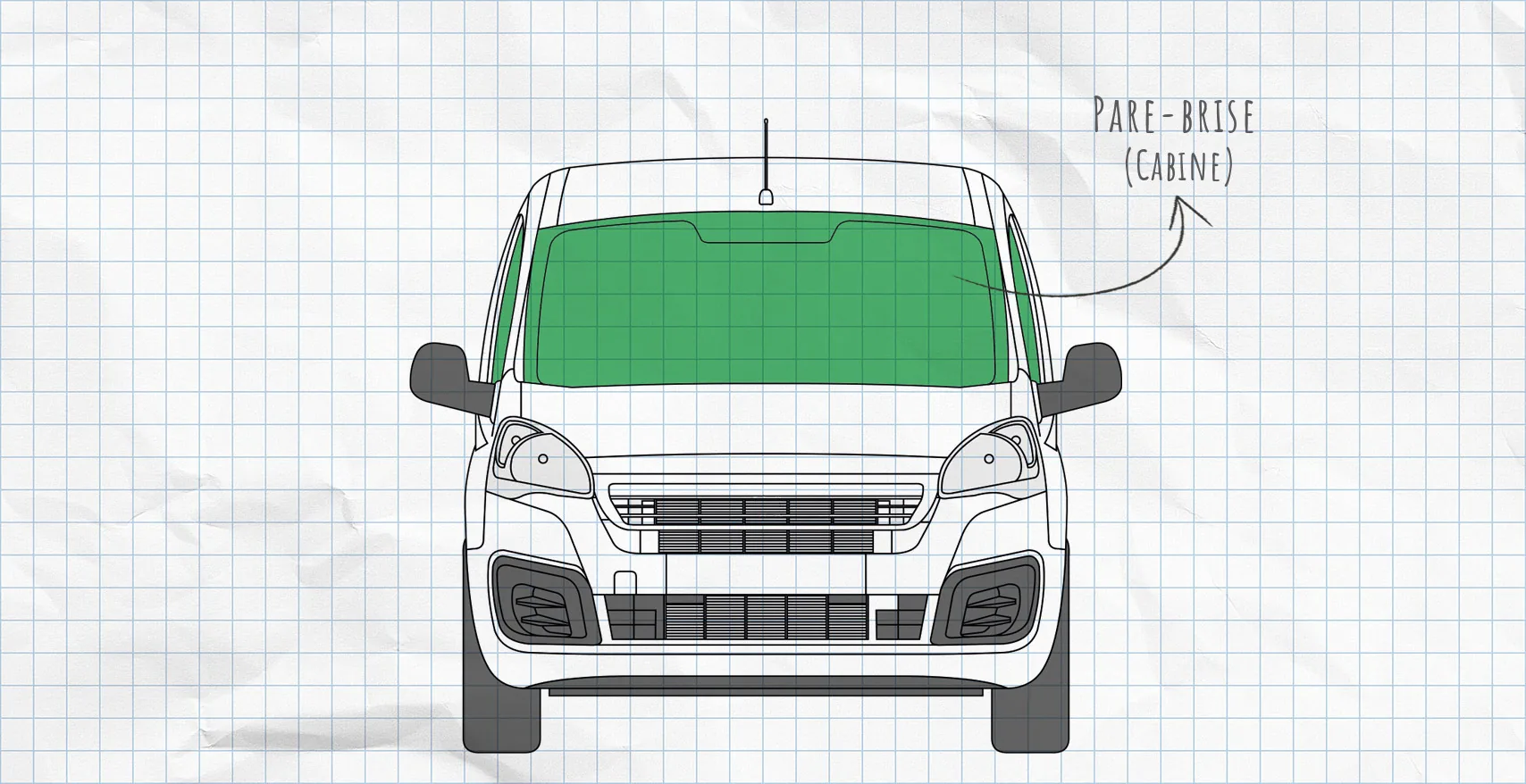 Citroën Berlingo 2 (2008-2018) : rideaux isolants pour pare-brise