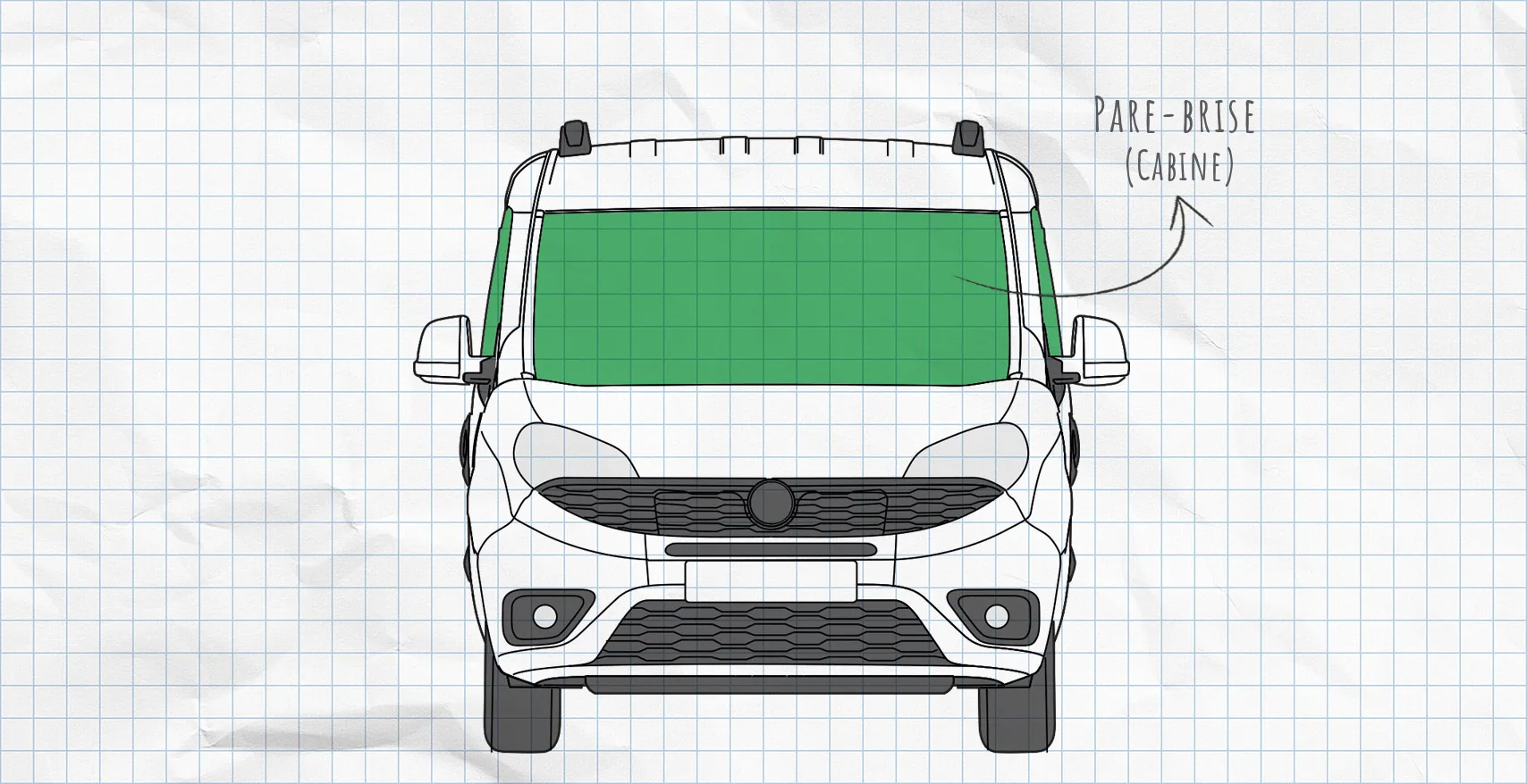 Fiat Doblo 2 : rideaux isolants pour pare-brise