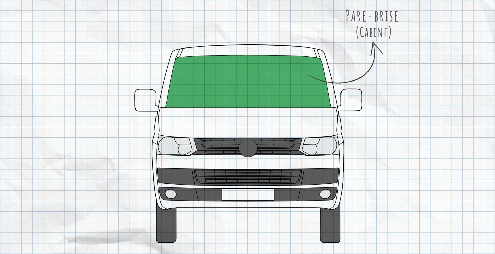 VW T5.2 : rideaux isolants pour pare-brise
