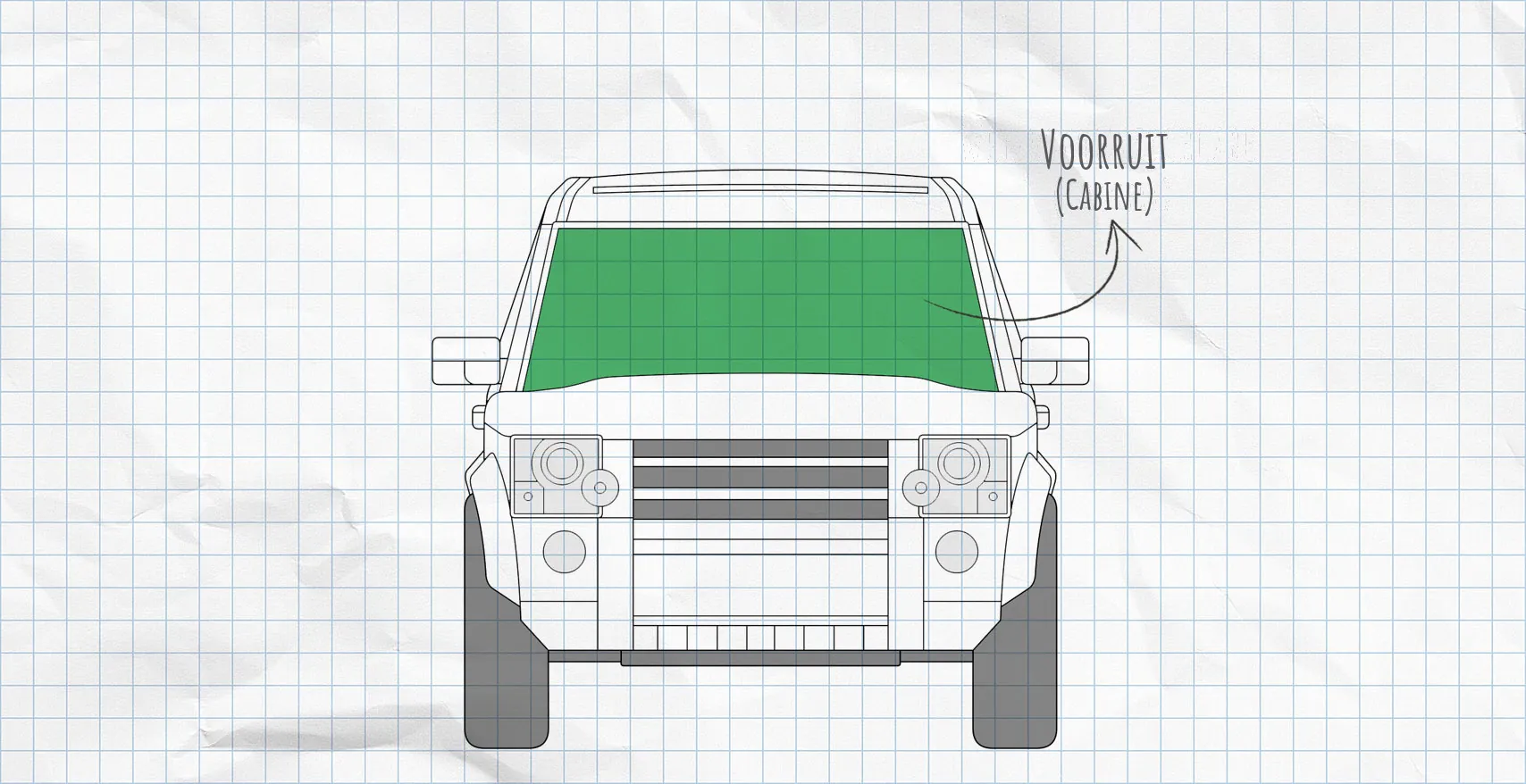 Land Rover Discovery thermomatten voorruit