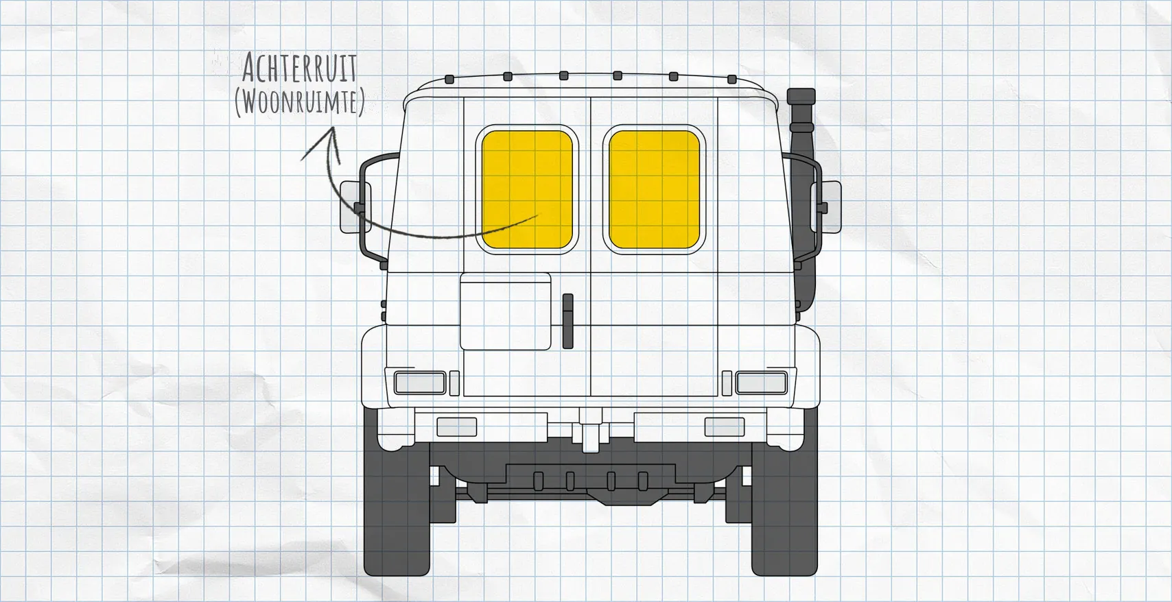 Mercedes G-Klasse thermomatten achterruit