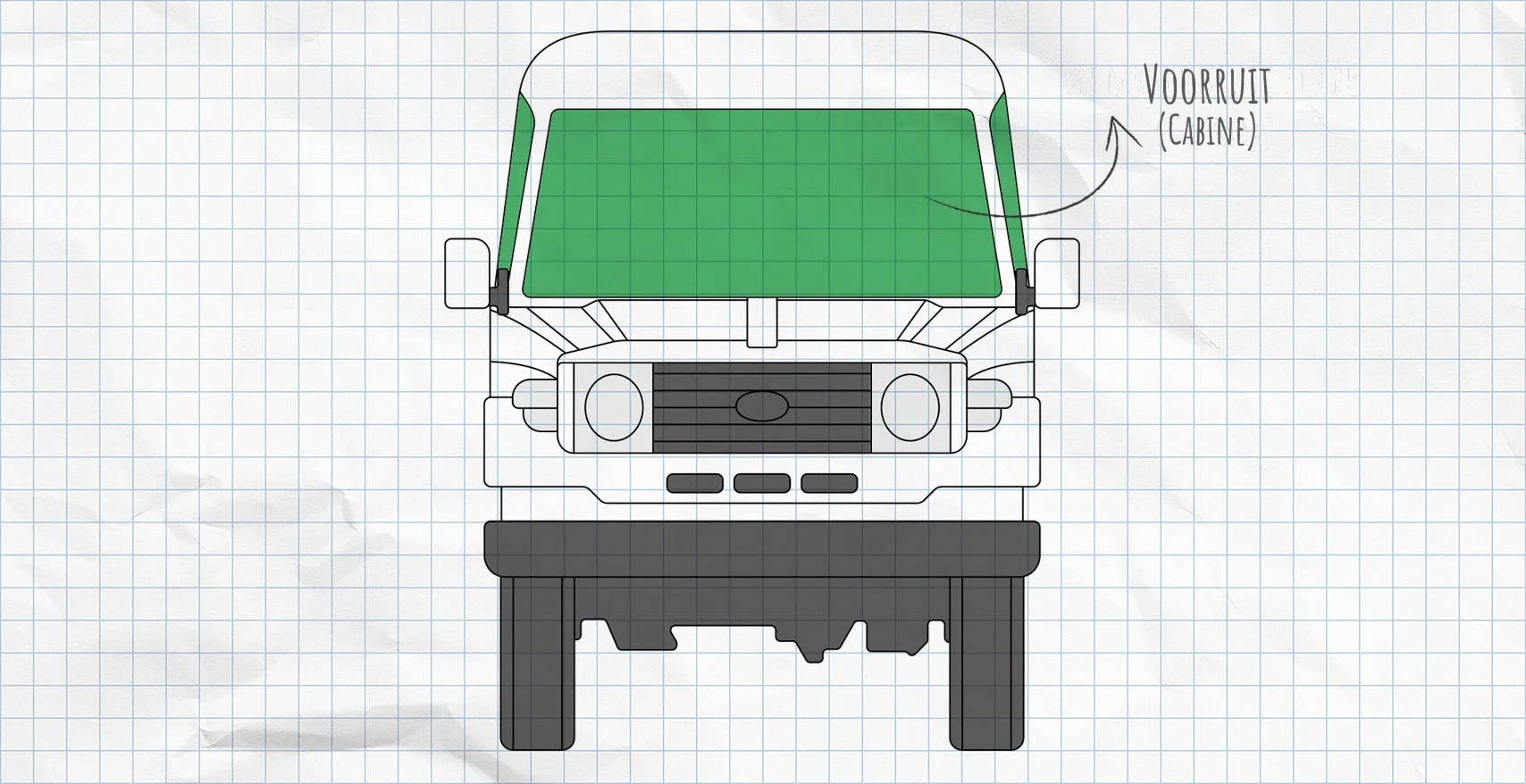 Toyota Land Cruiser thermomatten voorruit