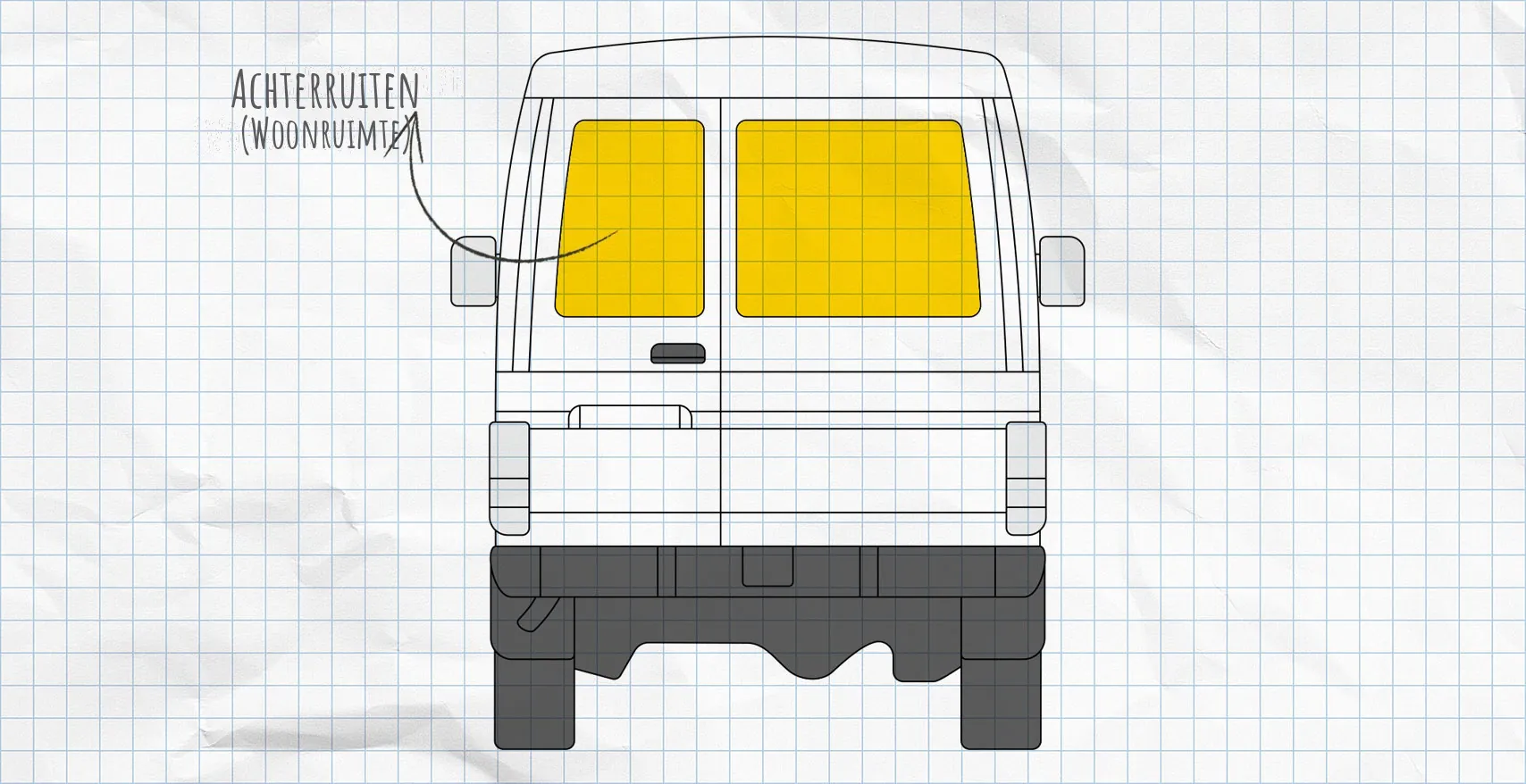 Toyota Land Cruiser thermomatten achterruit