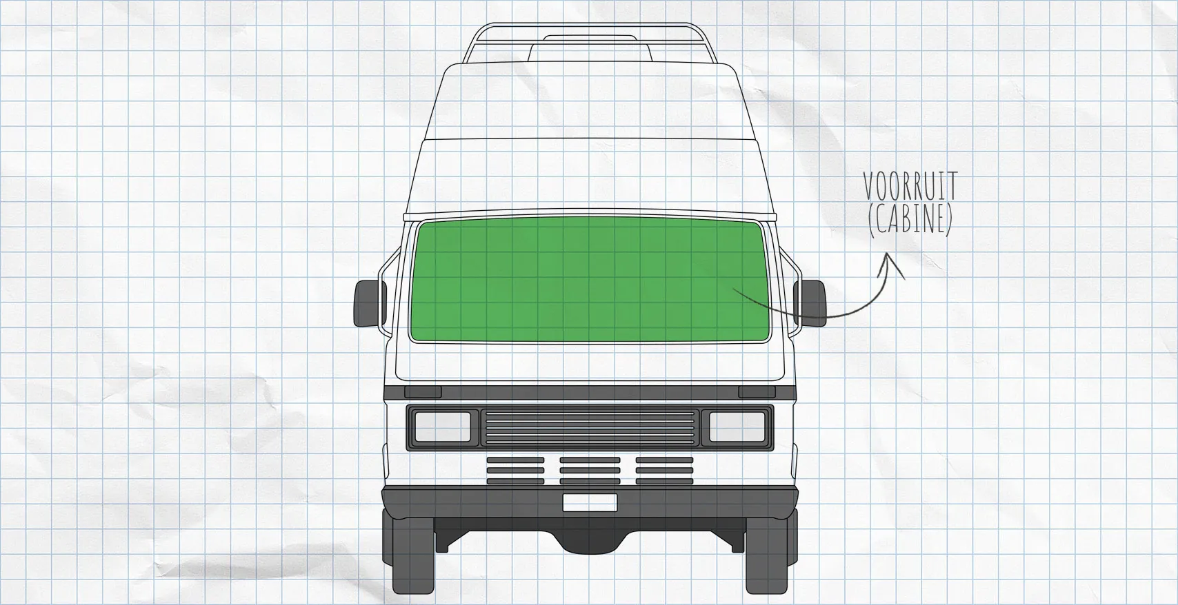 VW LT thermomatten voorruit
