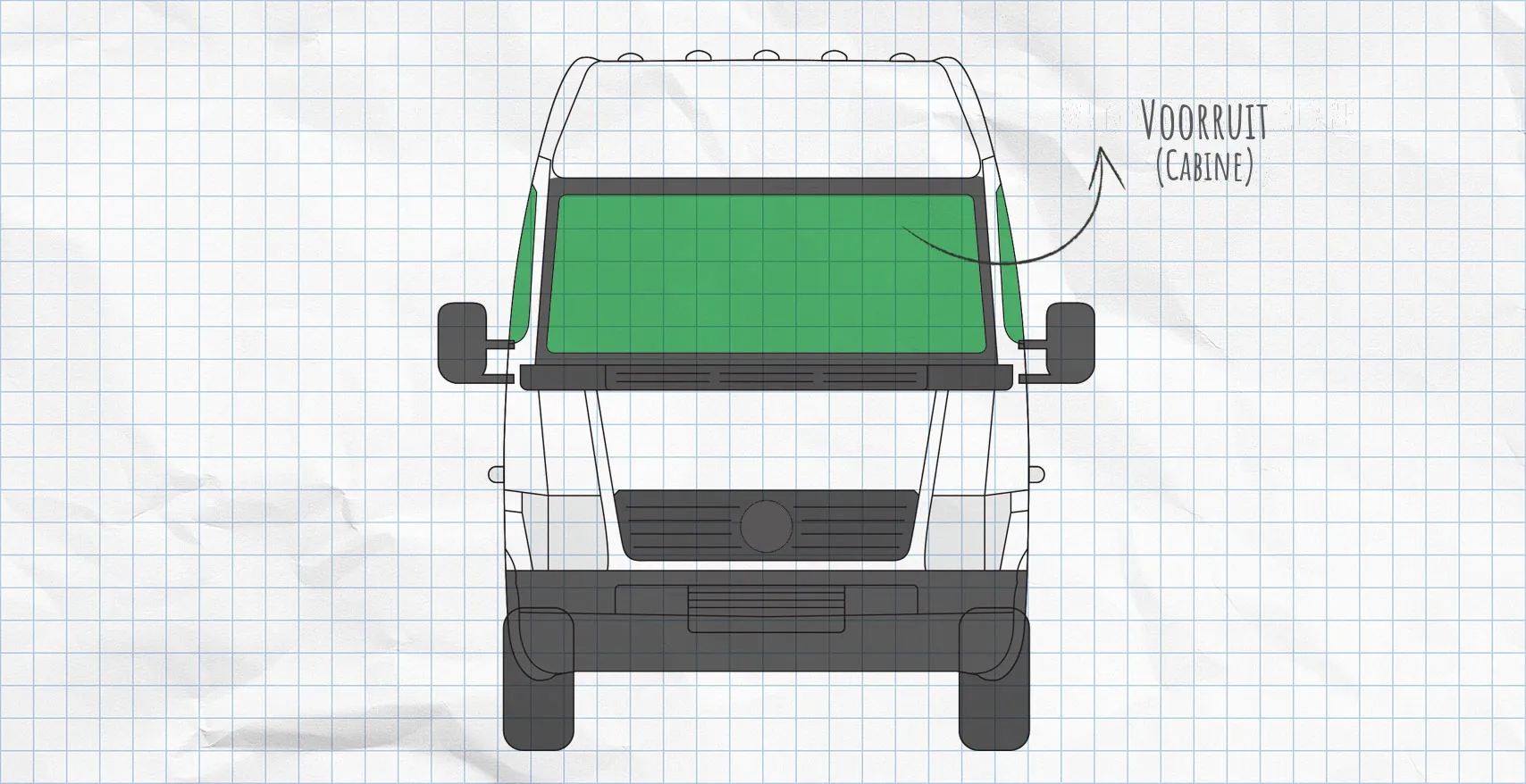 VW LT 2 thermomatten voorruit