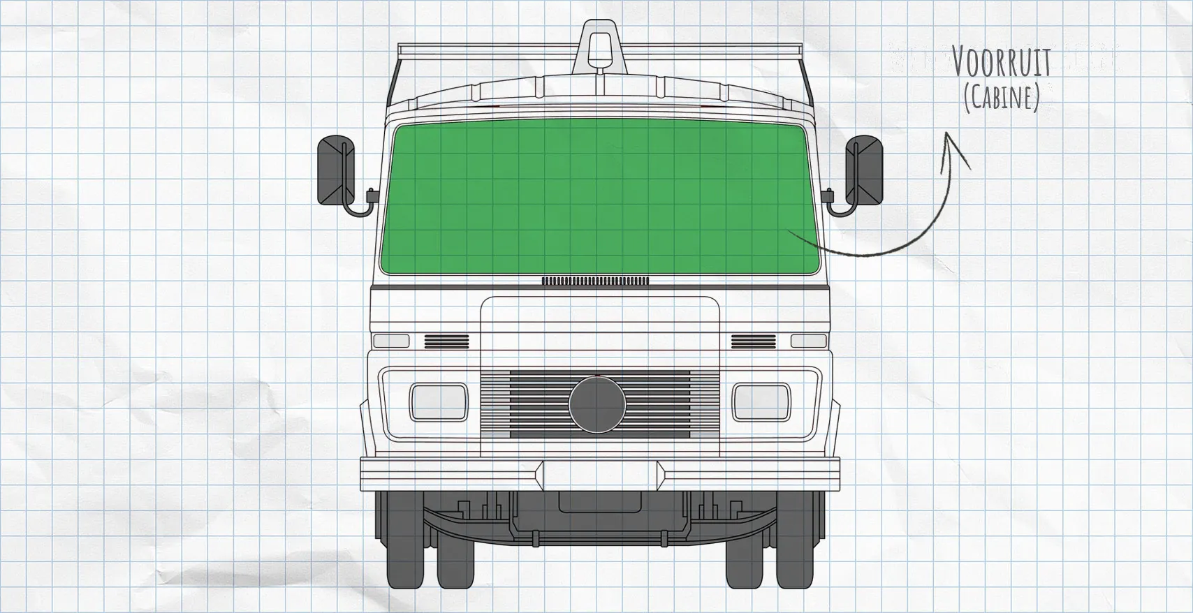 Mercedes-Benz T 2 DüDo (1967-1986) thermomatten voorruit