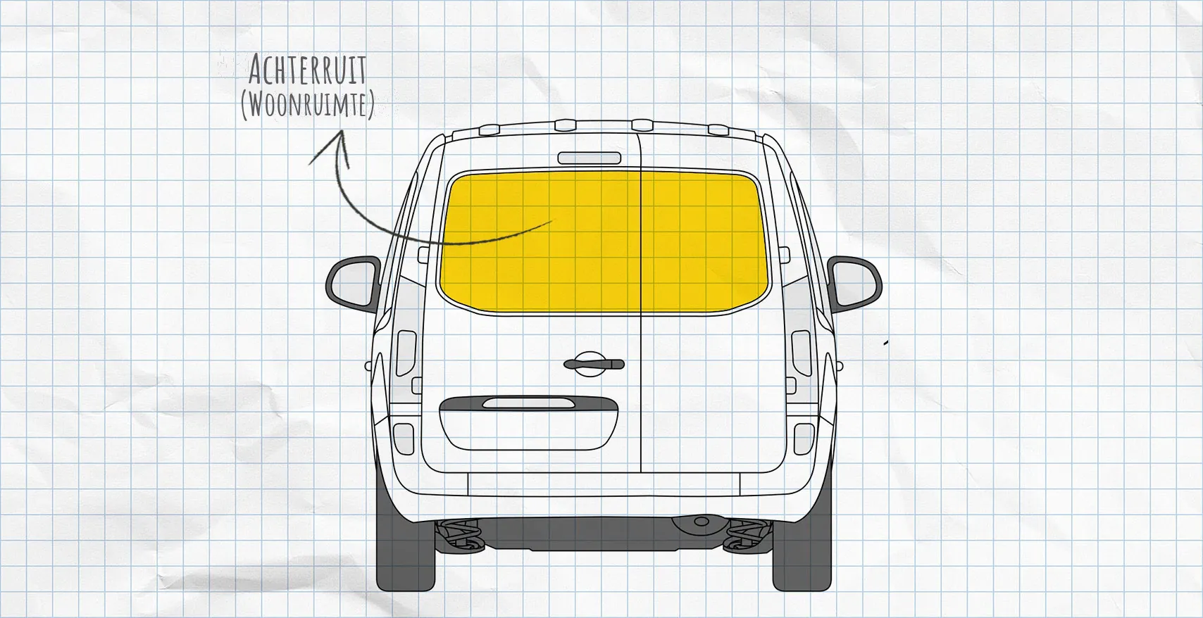 Mercedes Citan thermomatten achterruit