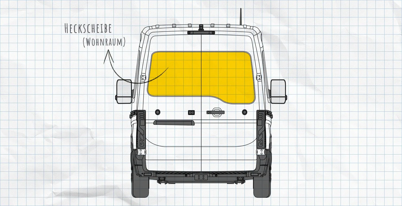 Renault Master 4 Thermomatten Heckscheiben